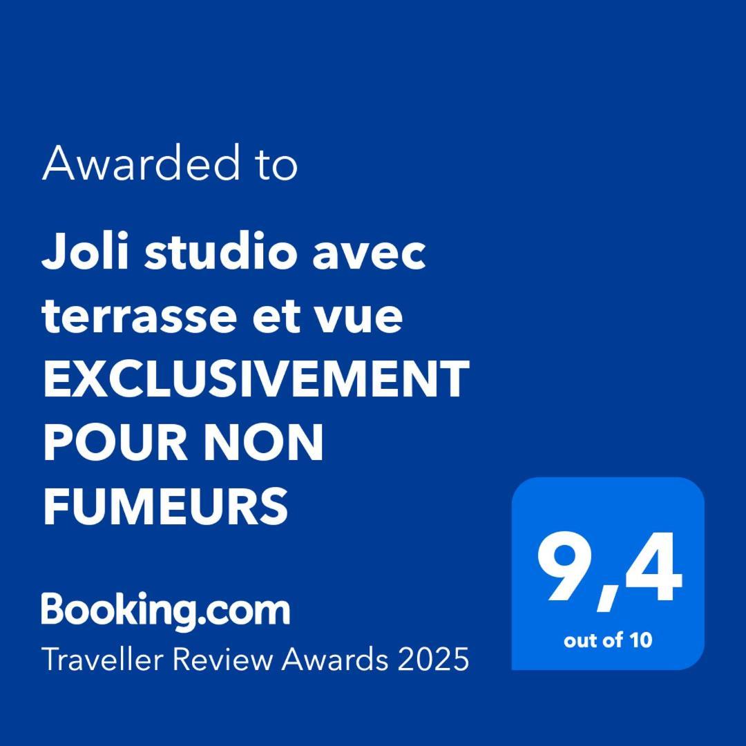 Joli Studio Avec Terrasse Et Vue Exclusivement Pour Non Fumeurs Belmont-sur-Lausanne Exterior foto